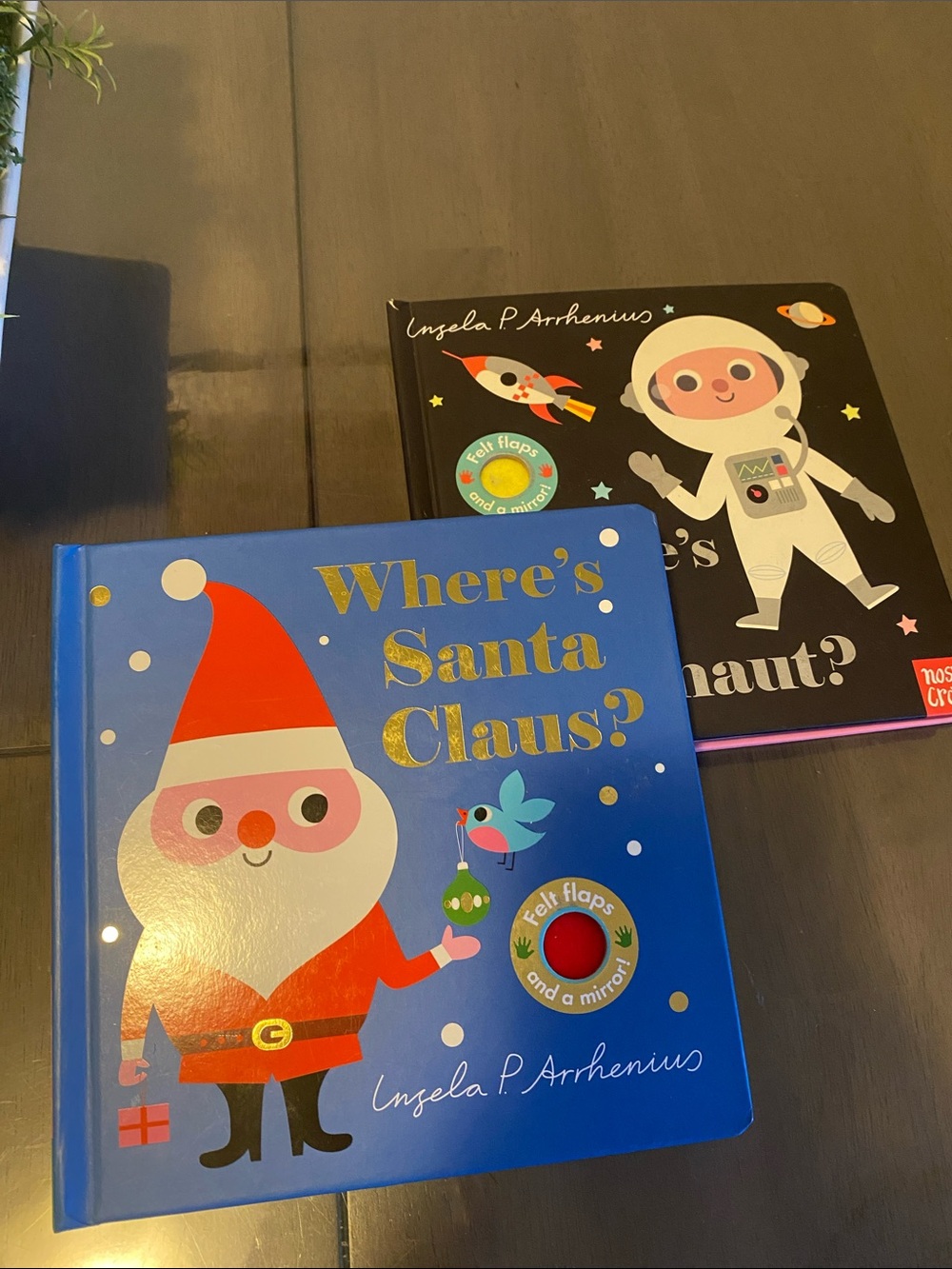 Nosy Crow Felt Flaps Board Books Santa Claus & Astronaut